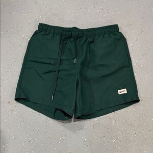 Bather Dark Green Swim Trunks for Men